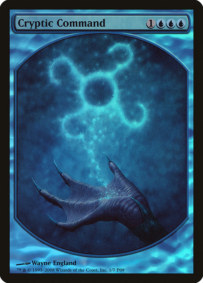 Cryptic Command [Magic Player Rewards 2009] | Card Merchant Takapuna