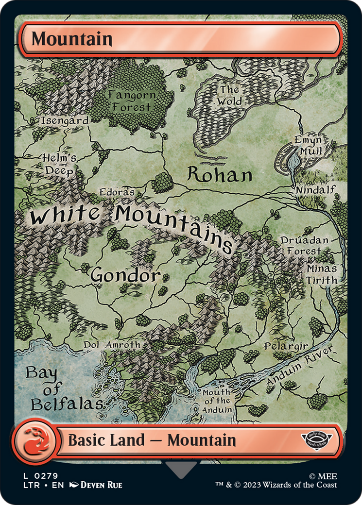 Mountain (279) [The Lord of the Rings: Tales of Middle-Earth] | Card Merchant Takapuna