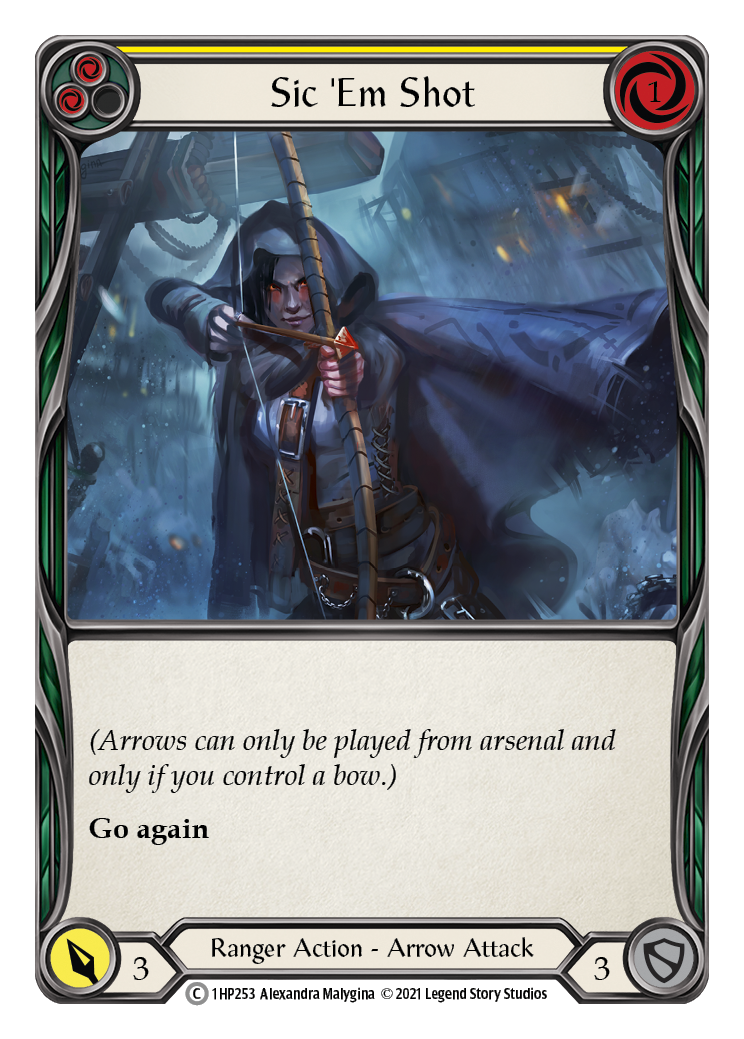 Sic 'Em Shot (Yellow) [1HP253] (History Pack 1) | Card Merchant Takapuna