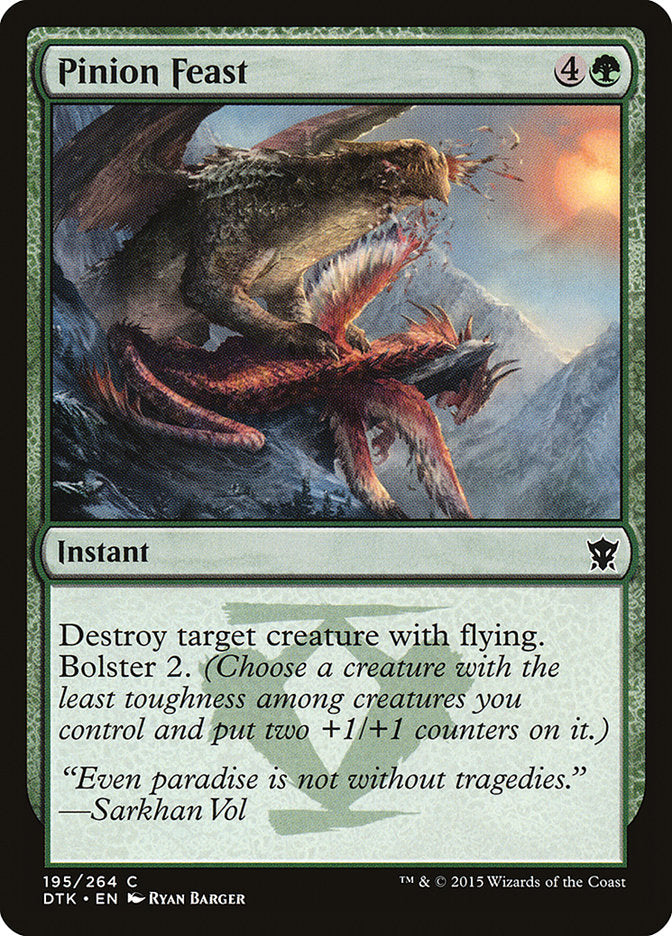 Pinion Feast [Dragons of Tarkir] | Card Merchant Takapuna