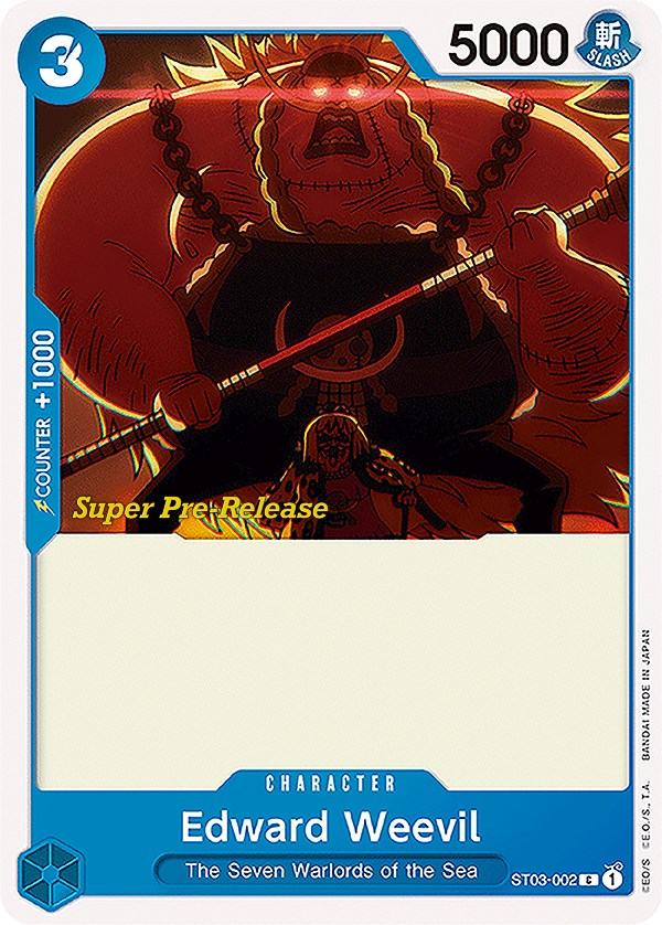 Edward Weevil [Super Pre-Release Starter Deck: The Seven Warlords of the Sea] | Card Merchant Takapuna