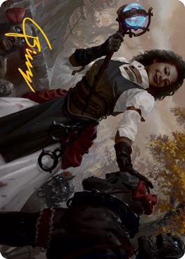 Skaab Wrangler Art Card (Gold-Stamped Signature) [Innistrad: Midnight Hunt Art Series] | Card Merchant Takapuna