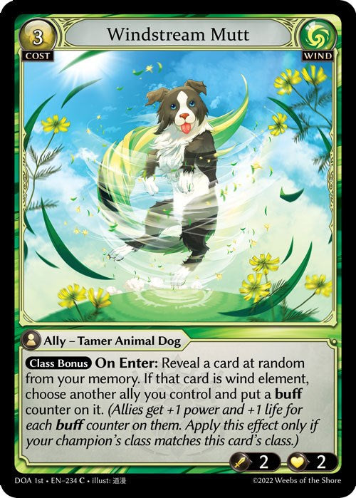 Windstream Mutt (234) [Dawn of Ashes: 1st Edition] | Card Merchant Takapuna