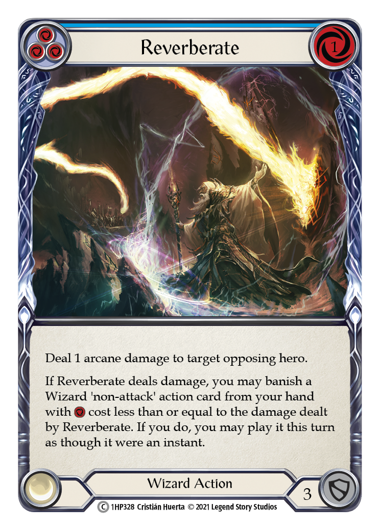 Reverberate (Blue) [1HP328] (History Pack 1) | Card Merchant Takapuna