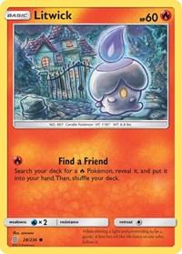 Litwick (28) (28/236) [SM - Unified Minds] | Card Merchant Takapuna