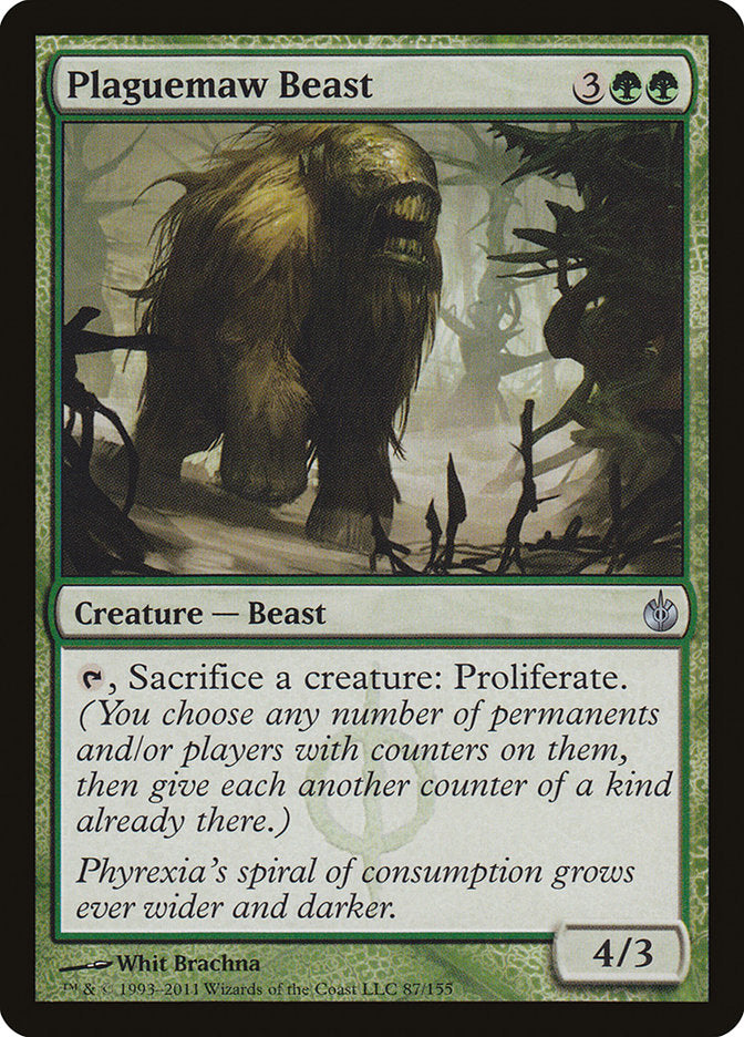 Plaguemaw Beast [Mirrodin Besieged] | Card Merchant Takapuna
