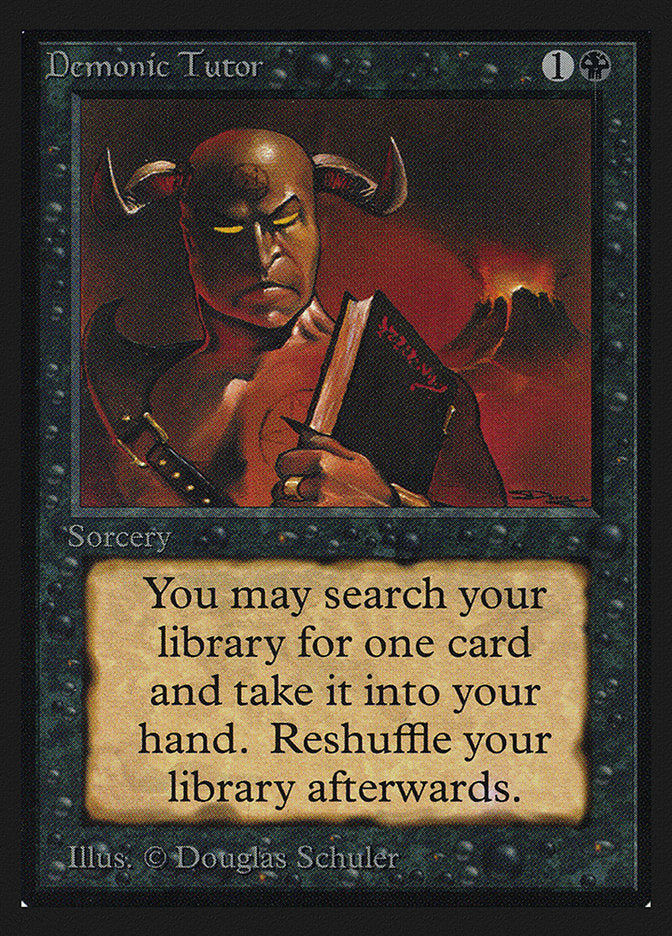 Demonic Tutor [Collectors' Edition] | Card Merchant Takapuna