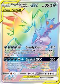 Mega Sableye & Tyranitar GX (Secret) (245/236) [SM - Unified Minds] | Card Merchant Takapuna