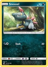Sneasel (131/236) [SM - Unified Minds] | Card Merchant Takapuna