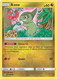 Axew (154/236) [SM - Unified Minds] | Card Merchant Takapuna