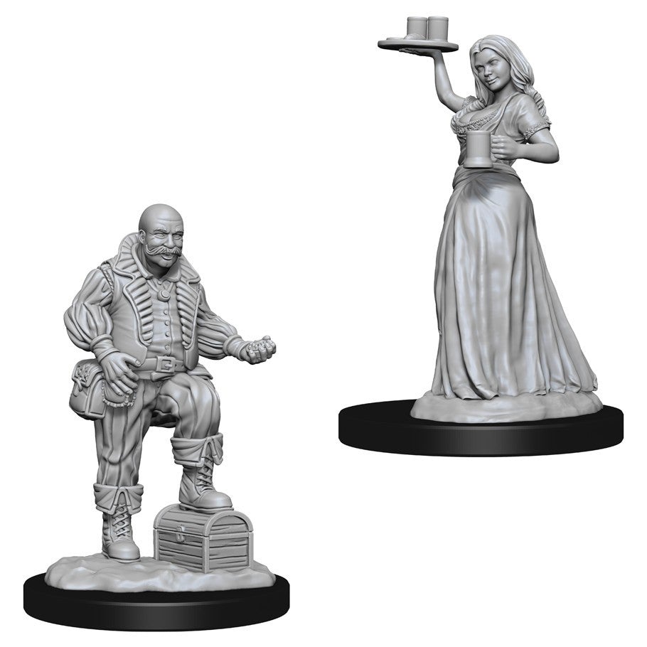 D&D Miniature Figurine - NPC/Villians | Card Merchant Takapuna