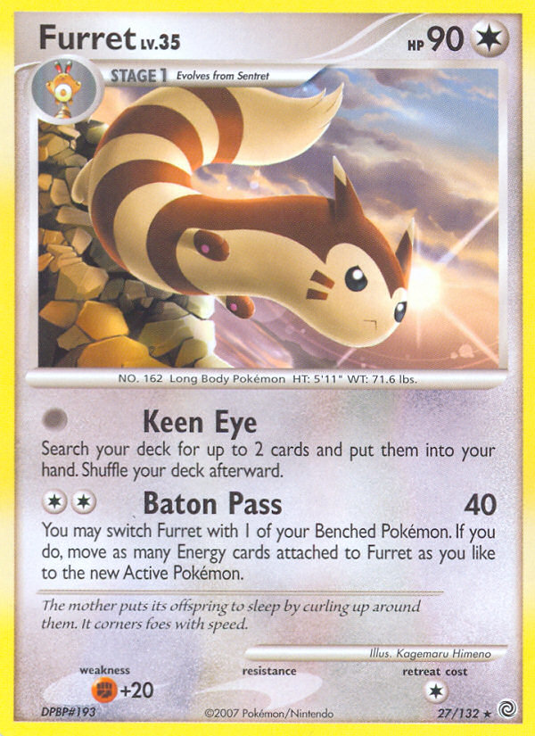 Furret (27/132) [Diamond & Pearl: Secret Wonders] | Card Merchant Takapuna