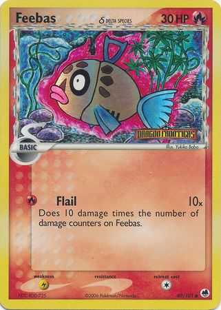 Feebas (49/101) (Delta Species) (Stamped) [EX: Dragon Frontiers] | Card Merchant Takapuna