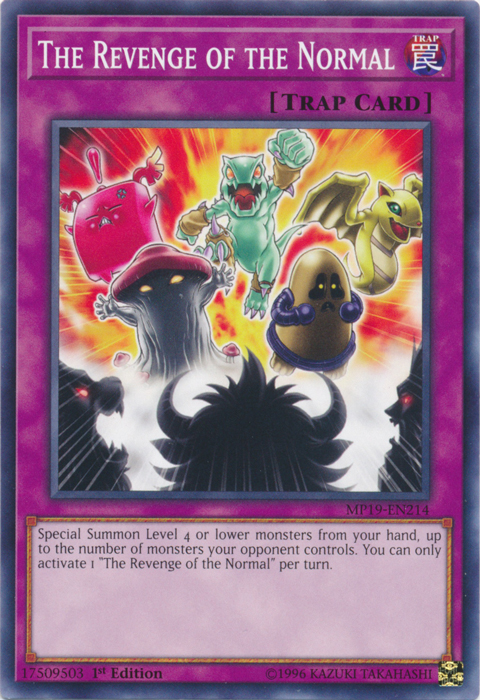 The Revenge of the Normal [MP19-EN214] Common | Card Merchant Takapuna