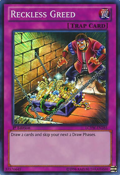 Reckless Greed [LCYW-EN285] Super Rare | Card Merchant Takapuna