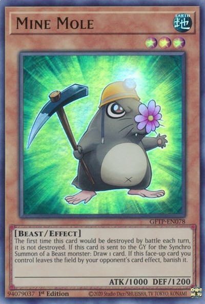 Mine Mole [GFTP-EN078] Ultra Rare | Card Merchant Takapuna
