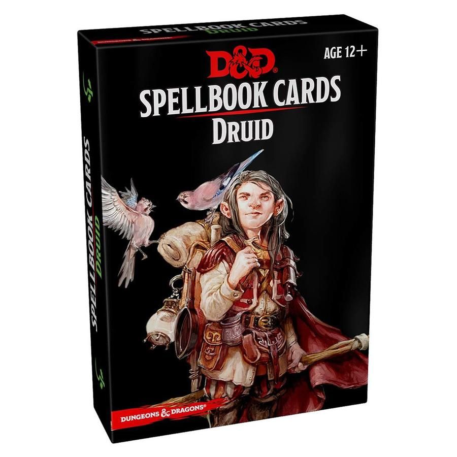 D&D Spellbook Cards Druid Deck (131 Cards) Revised 2018 Edition | Card Merchant Takapuna