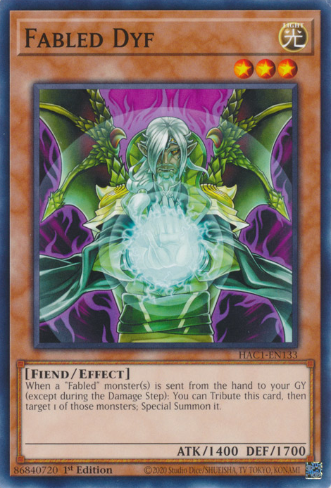 Fabled Dyf [HAC1-EN133] Common | Card Merchant Takapuna