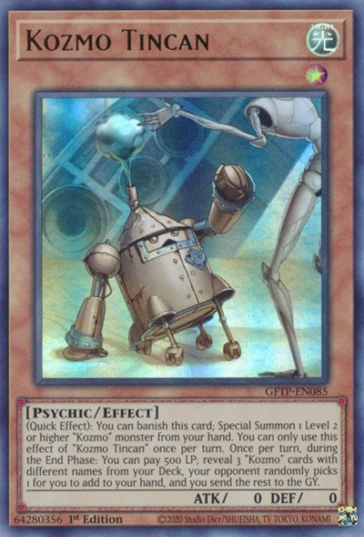 Kozmo Tincan [GFTP-EN085] Ultra Rare | Card Merchant Takapuna