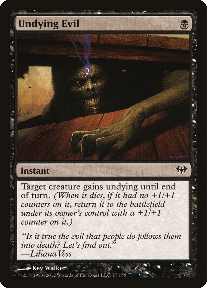 Undying Evil [Dark Ascension] | Card Merchant Takapuna