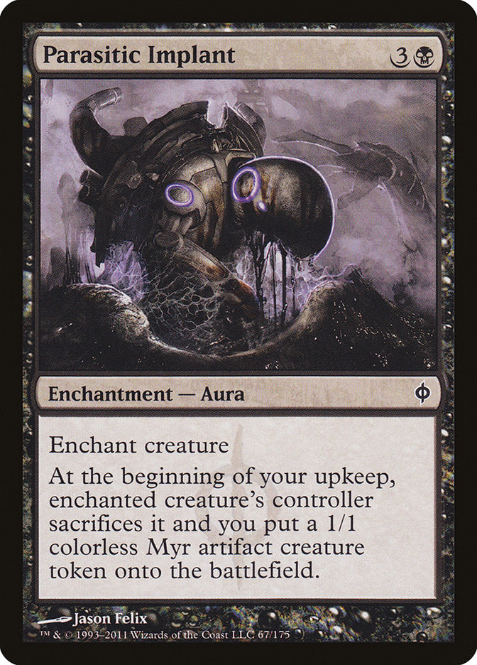 Parasitic Implant [New Phyrexia] | Card Merchant Takapuna