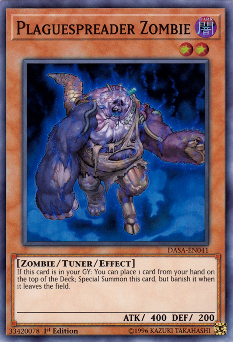 Plaguespreader Zombie [DASA-EN041] Super Rare | Card Merchant Takapuna