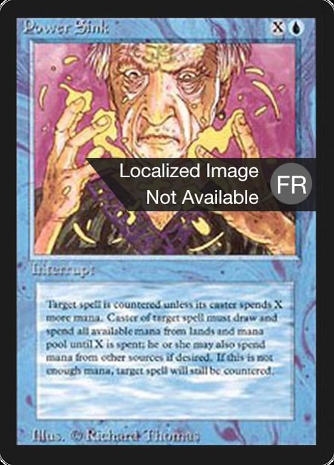 Power Sink [Foreign Black Border] | Card Merchant Takapuna