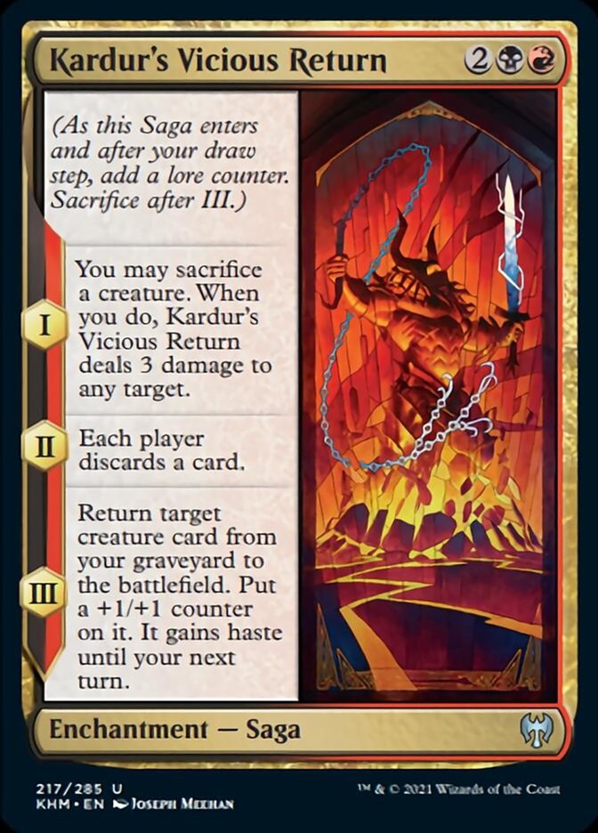 Kardur's Vicious Return [Kaldheim] | Card Merchant Takapuna