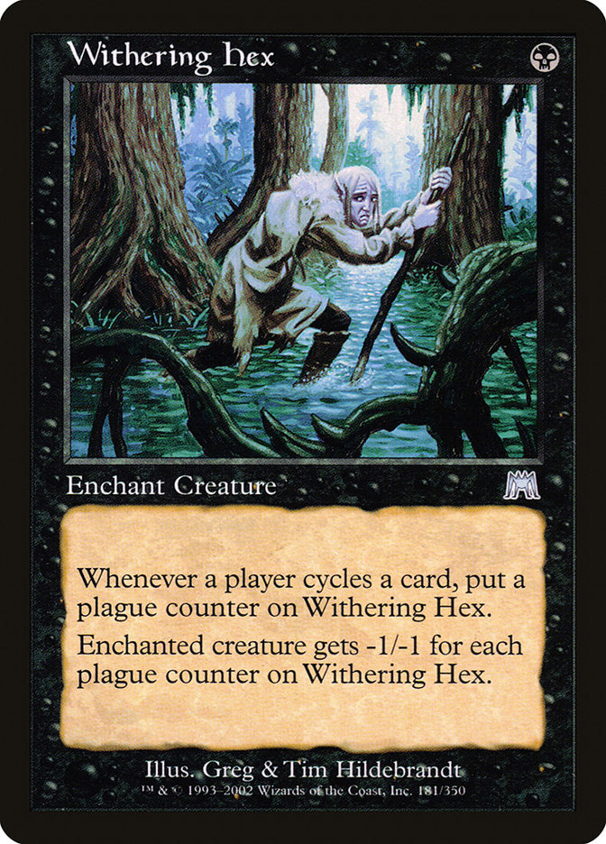 Withering Hex [Onslaught] | Card Merchant Takapuna