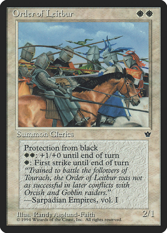 Order of Leitbur [Fallen Empires] | Card Merchant Takapuna