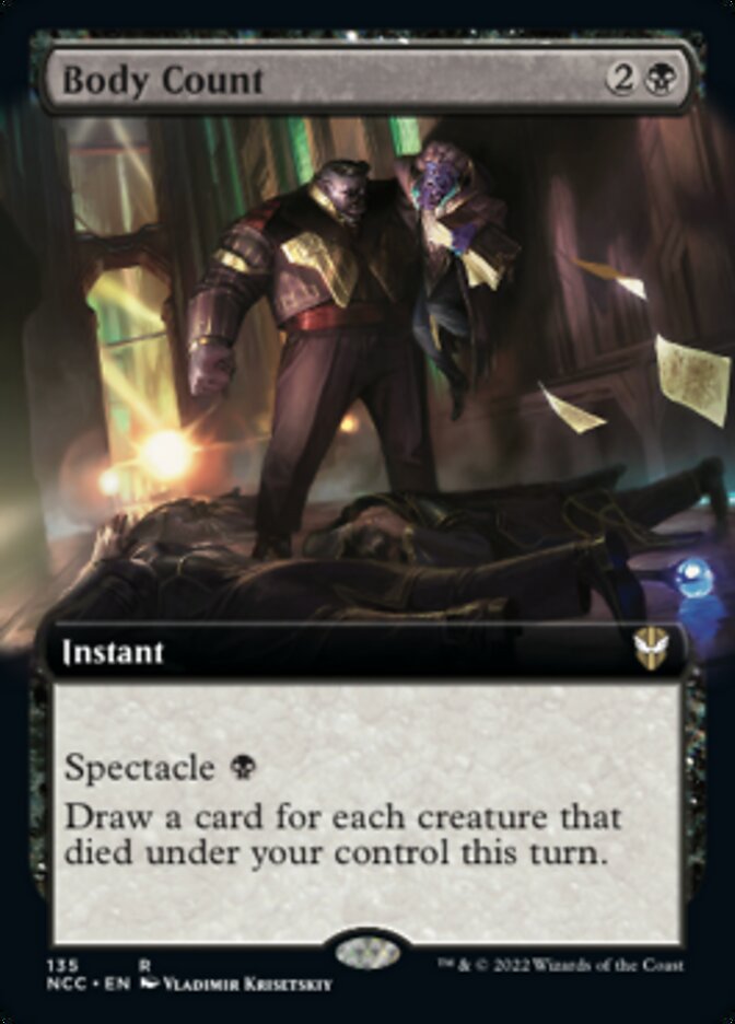 Body Count (Extended Art) [Streets of New Capenna Commander] | Card Merchant Takapuna