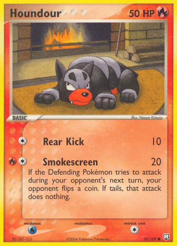 Houndour (59/109) [EX: Team Rocket Returns] | Card Merchant Takapuna