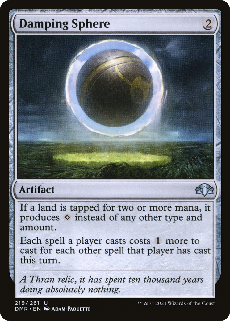 Damping Sphere [Dominaria Remastered] | Card Merchant Takapuna