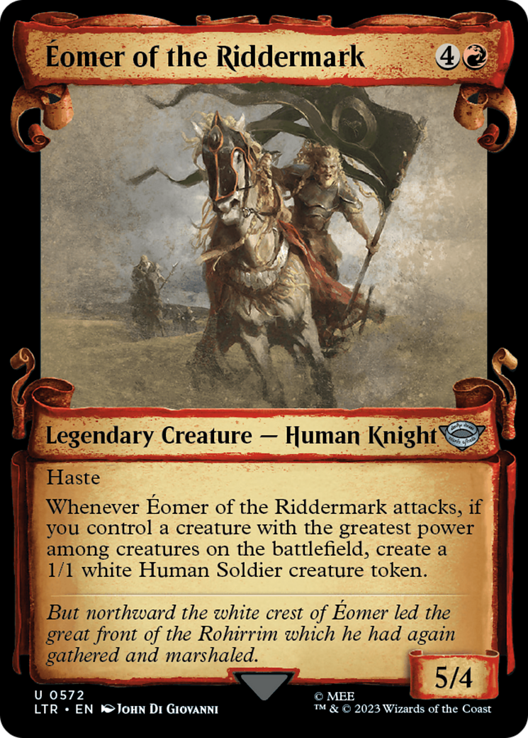 Eomer of the Riddermark [The Lord of the Rings: Tales of Middle-Earth Showcase Scrolls] | Card Merchant Takapuna