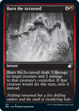 Burn the Accursed [Innistrad: Double Feature] | Card Merchant Takapuna