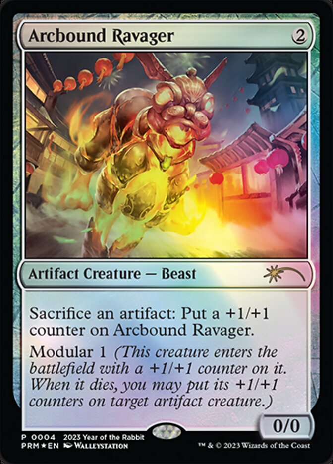 Arcbound Ravager [Year of the Rabbit 2023] | Card Merchant Takapuna