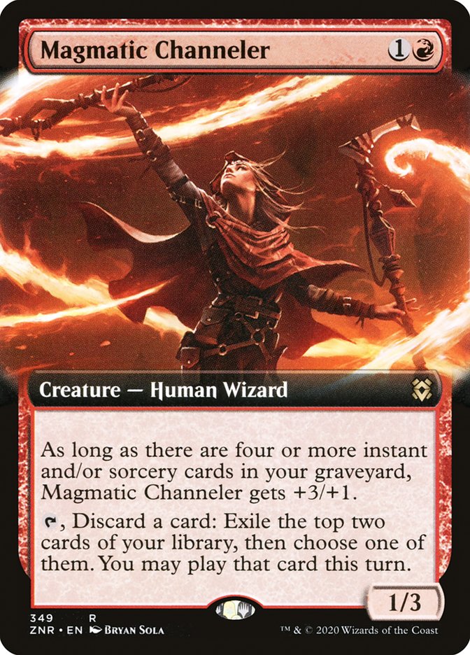 Magmatic Channeler (Extended Art) [Zendikar Rising] | Card Merchant Takapuna