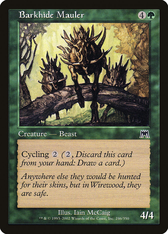 Barkhide Mauler [Onslaught] | Card Merchant Takapuna