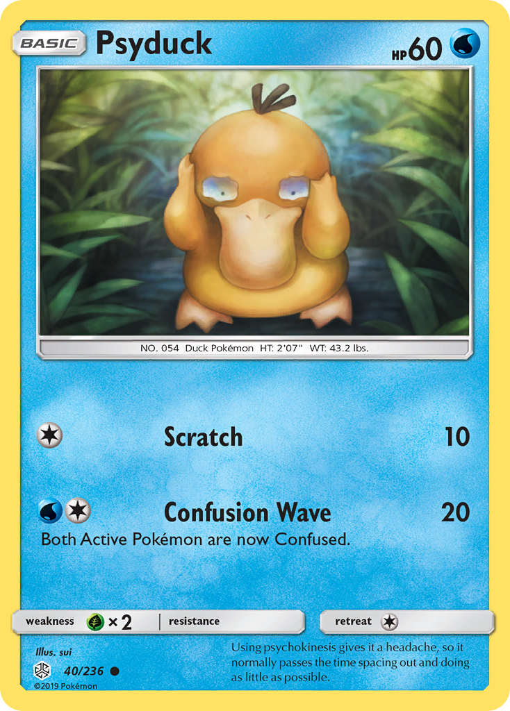 Psyduck (40/236) [Sun & Moon: Cosmic Eclipse] | Card Merchant Takapuna