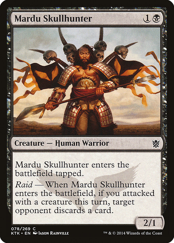 Mardu Skullhunter [Khans of Tarkir] | Card Merchant Takapuna
