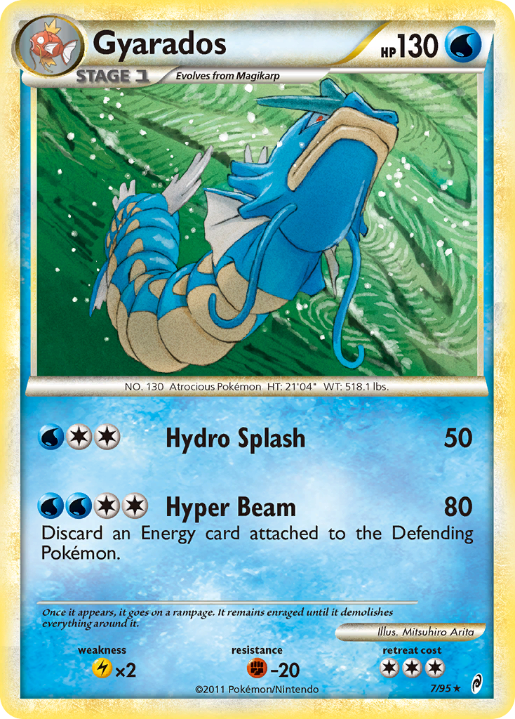 Gyarados (7/95) [HeartGold & SoulSilver: Call of Legends] | Card Merchant Takapuna