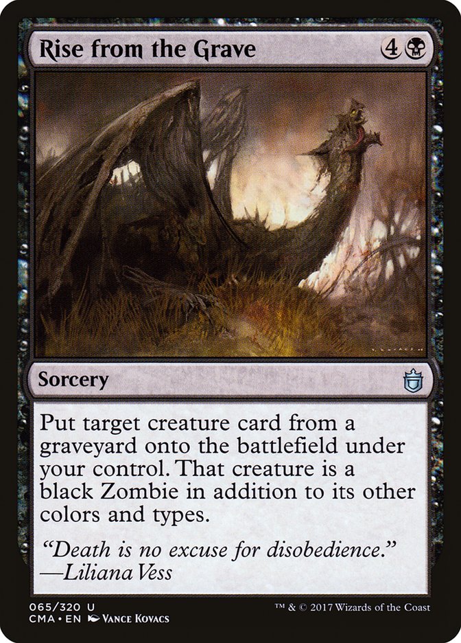 Rise from the Grave [Commander Anthology] | Card Merchant Takapuna