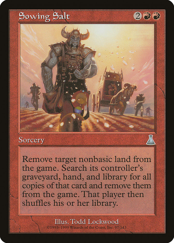 Sowing Salt [Urza's Destiny] | Card Merchant Takapuna