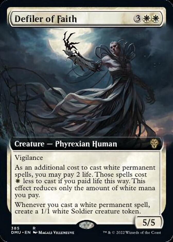 Defiler of Faith (Extended Art) [Dominaria United] | Card Merchant Takapuna