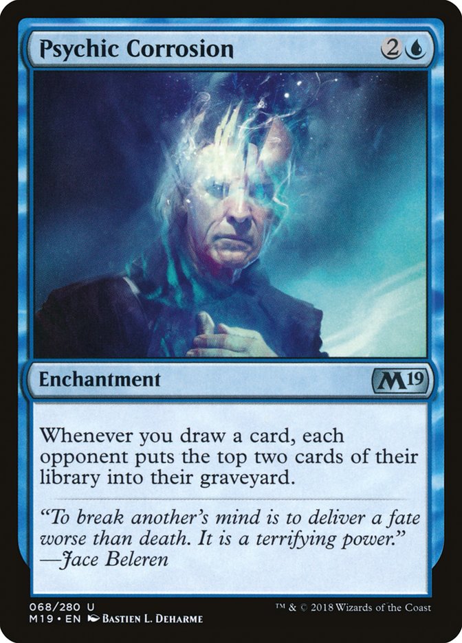 Psychic Corrosion [Core Set 2019] | Card Merchant Takapuna