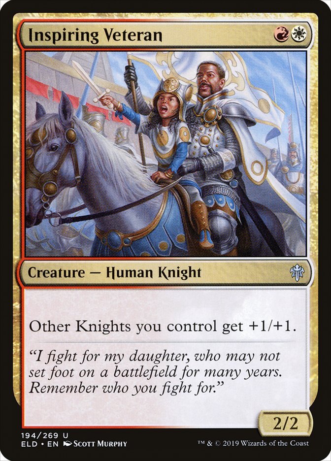 Inspiring Veteran [Throne of Eldraine] | Card Merchant Takapuna