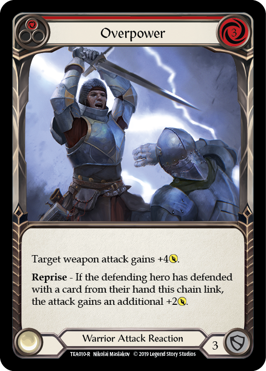 Overpower (Red) [TEA010-R] (Dorinthea Hero Deck)  1st Edition Normal | Card Merchant Takapuna