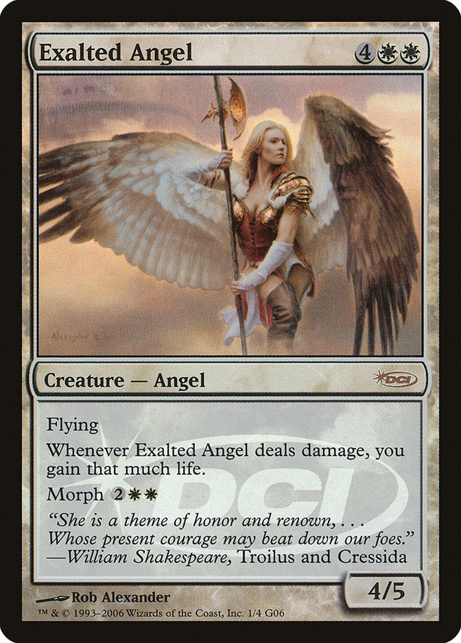Exalted Angel [Judge Gift Cards 2006] | Card Merchant Takapuna