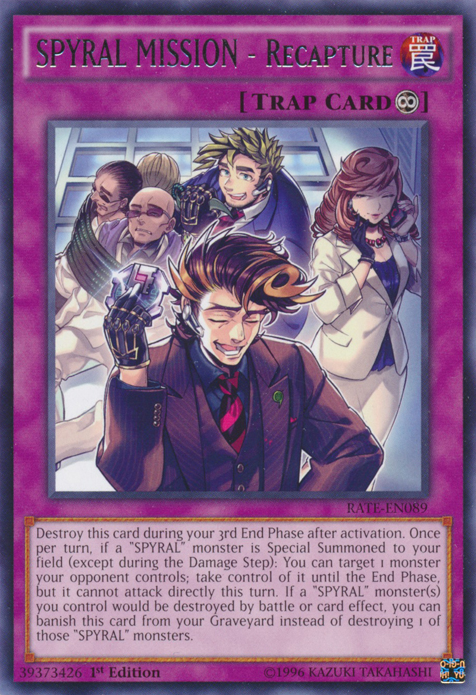 SPYRAL MISSION - Recapture [RATE-EN089] Rare | Card Merchant Takapuna