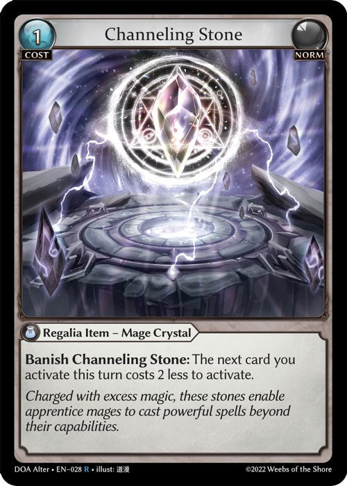 Channeling Stone (028) [Dawn of Ashes: Alter Edition] | Card Merchant Takapuna